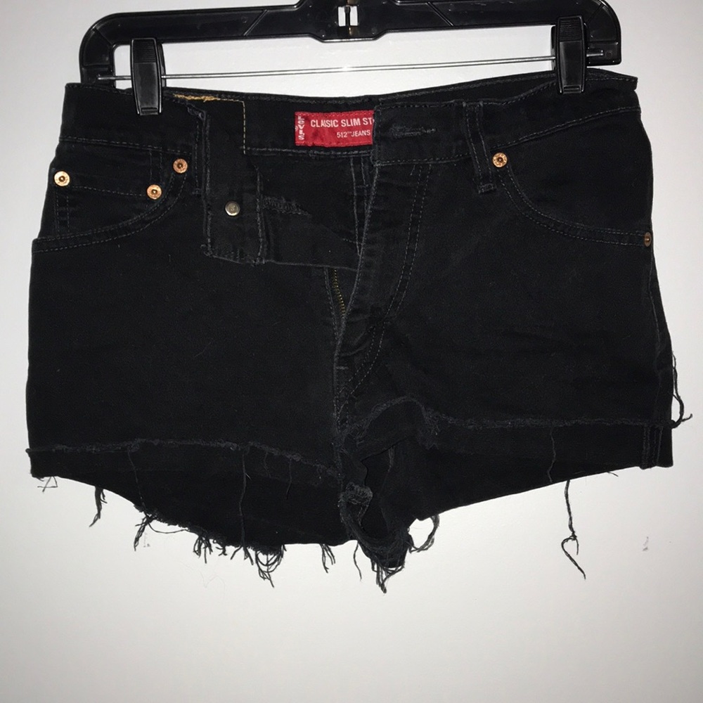 Hand Embroidered Levi’s Shorts